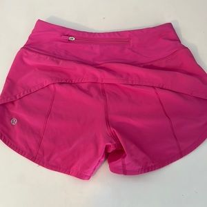 Like new, sonic pink speed up shorts, size 2 tall, worn twice